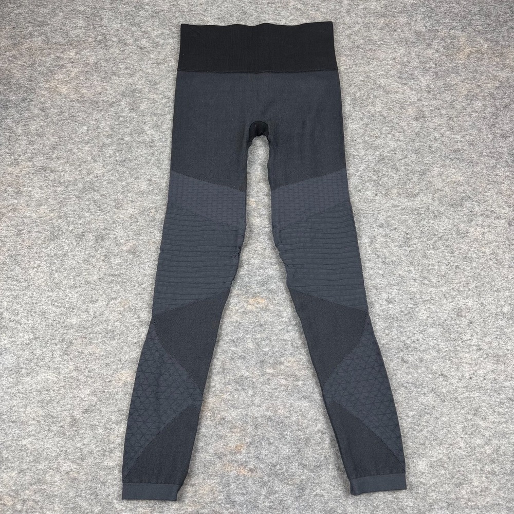 Spanx Look At Me Now Seamless Moto Leggings Black Gray 50193R Womens XS